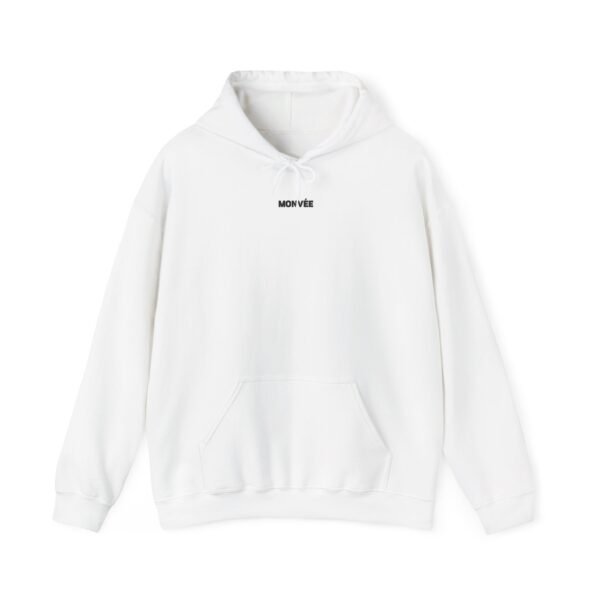 Monvee White Hoodie Front