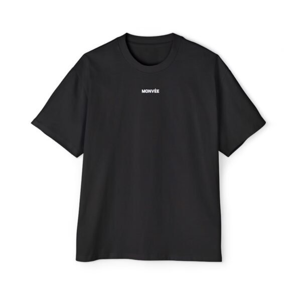 Monvee Black Oversized Tshirt Front
